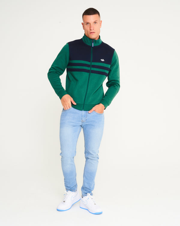 Redruth Turtle Neck Zip Through Sweat