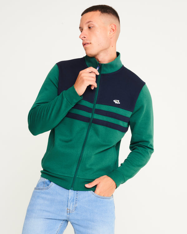 Redruth Turtle Neck Zip Through Sweat