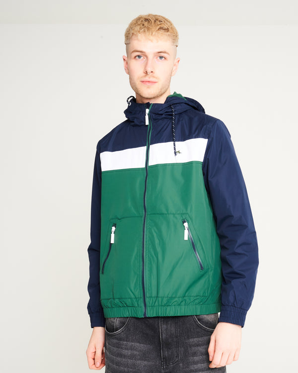 Latif Colourblock Hooded Jacket