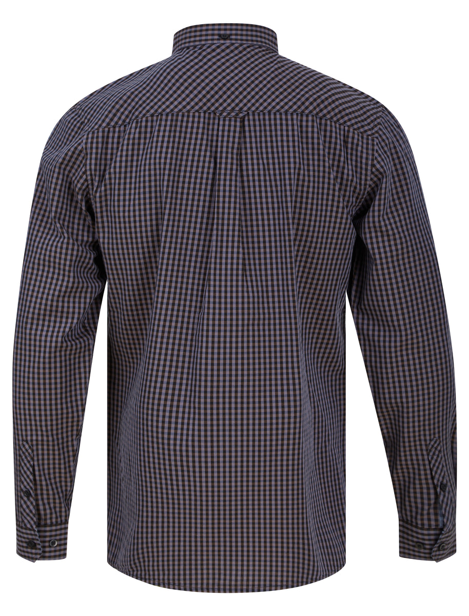Yarn Dyed Cotton Check Poplin Shirt main image 0