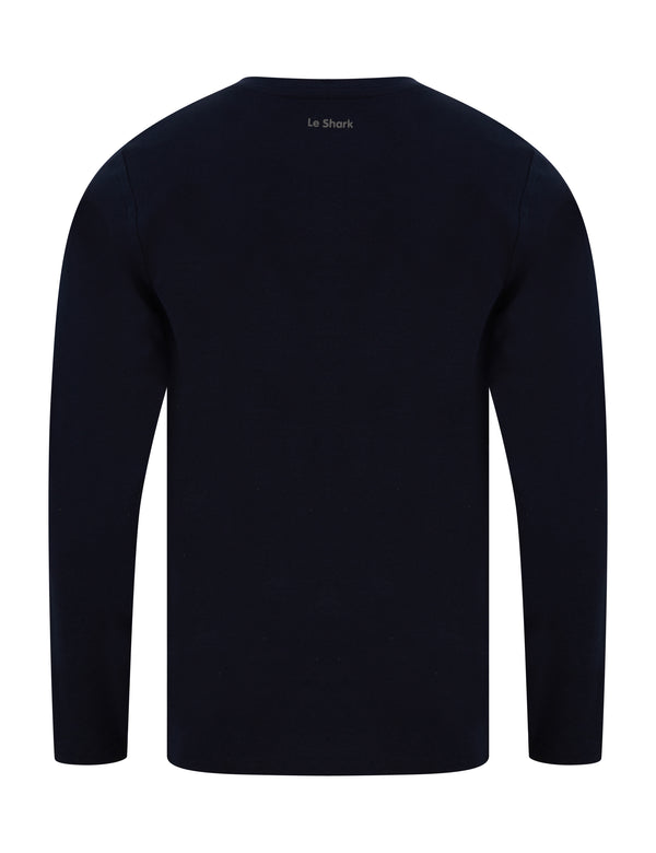 Quay Colour Block Cotton Pique Long Sleeve Top