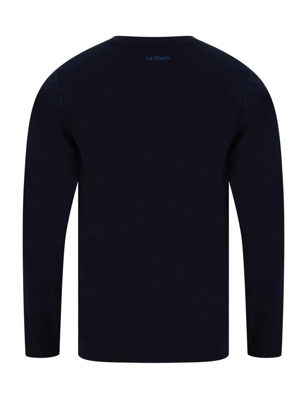 Quay Colour Block Cotton Pique Long Sleeve Top