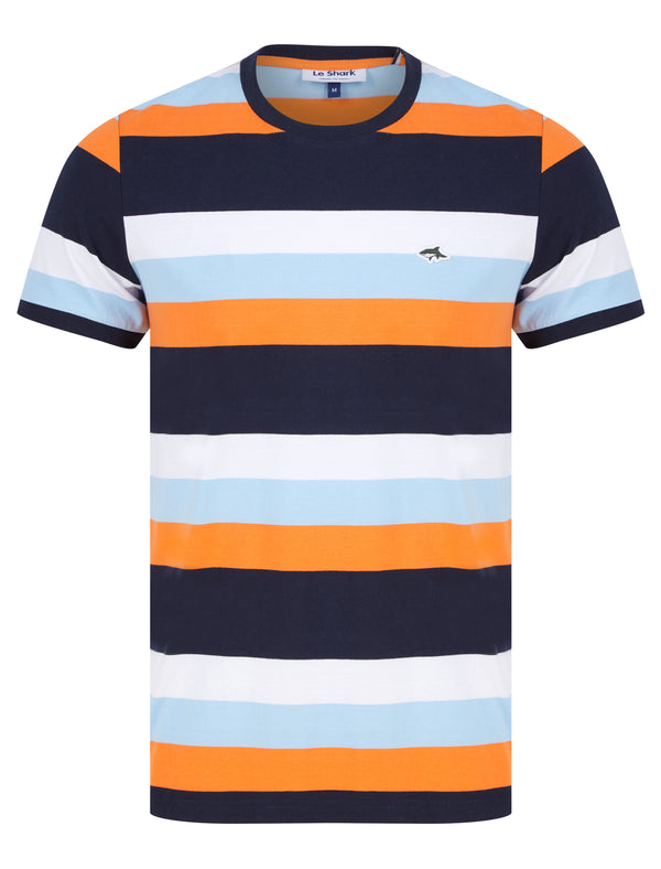 Saunders Cotton Striped T-Shirt