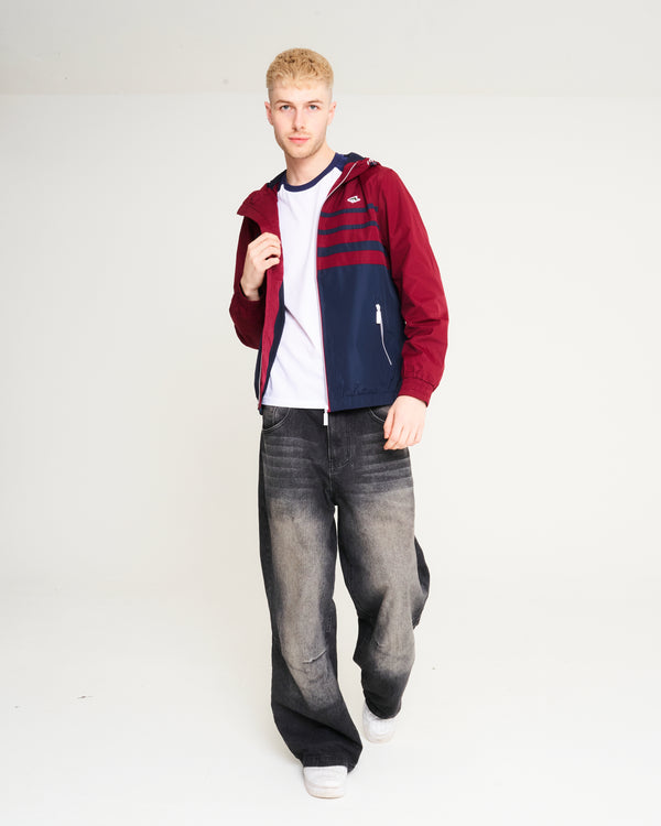 Laken Striped Hooded Jacket