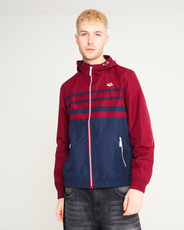 Laken Striped Hooded Jacket