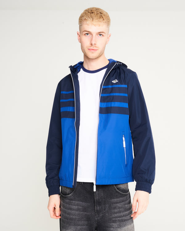 Laken Striped Hooded Jacket