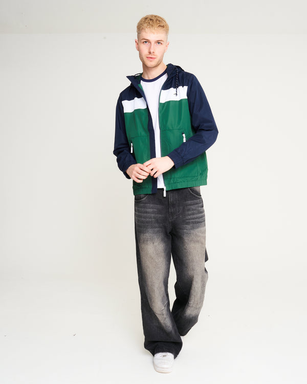 Latif Colourblock Hooded Jacket