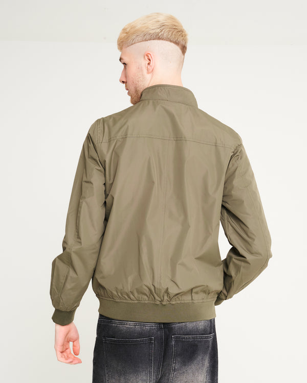 Lorkan Zip Through Bomber Jacket