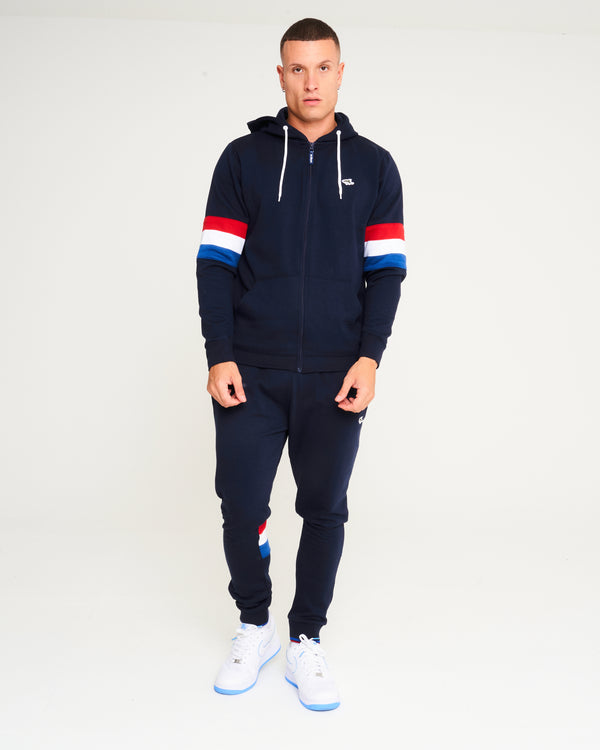 Prowse Fleece Co-ord With Stripes Tracksuit