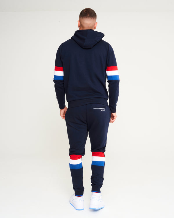 Prowse Fleece Co-ord With Stripes Tracksuit