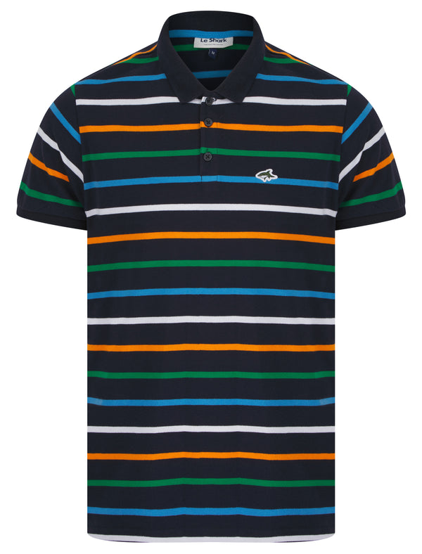 Shelton Cotton Striped Polo Shirt