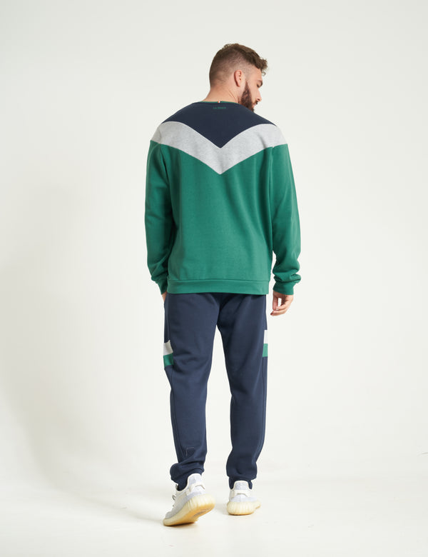 Randolf Fleece Colourblock Sweater
