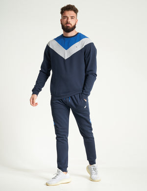 Putney Fleece Co-ord In Colour Block