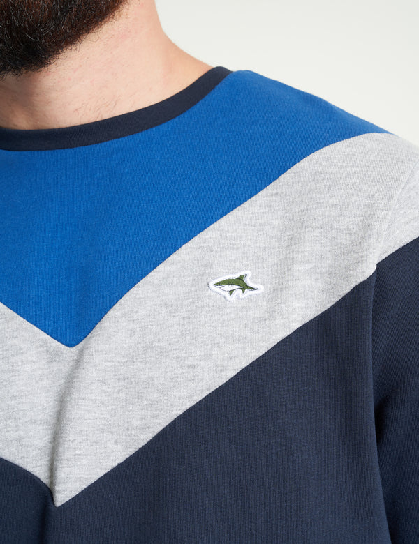 Randolf Fleece Colourblock Sweater