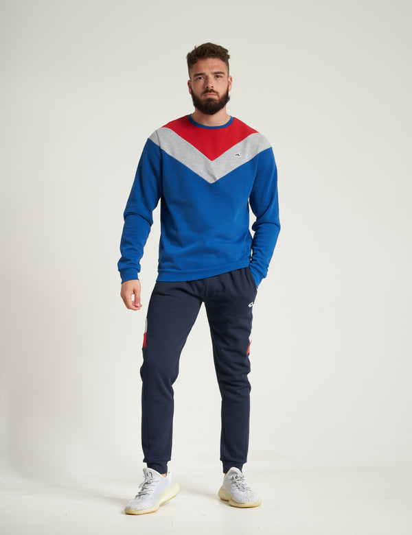 Randolf Fleece Colourblock Sweater
