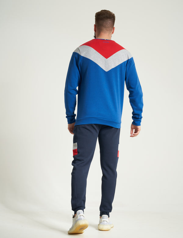 Randolf Fleece Colourblock Sweater
